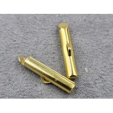 Слайдер 4*20 мм 50 шт колір лимонне золото 