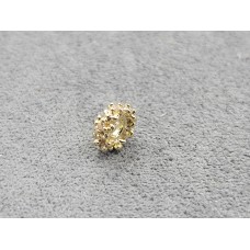 Рондель 3*6 мм цвет золото (гиппоаллергенный сплав)