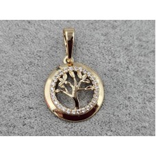 Кулон Xuping 15 мм висота 23 мм колір 18к