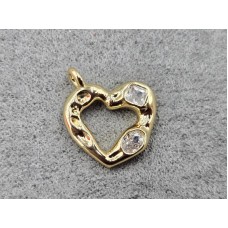 Підвіска 15*14 мм колір золото (гіпоалергений сплав)