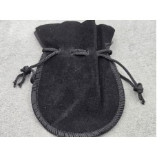 Мішечки 8*10 см 50 шт з оксамиту чорні