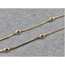 Цепь Xuping 1,5+3 мм длина 50 см цвет золото