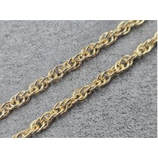 Цепь Xuping 3 мм длина 50 см цвет золото