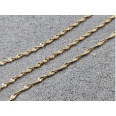 Цепь Xuping 1,3 мм длина 45 см цвет золото