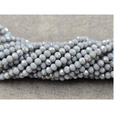 Скло 3,2*2,5 мм 140-150 шт сірий матовий з переливом