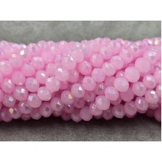 Стекло 6 мм 80-85 шт с переливом ярко розовый матовый