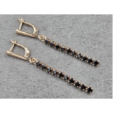 Серьги Fallon 3 мм высота 53 мм английский замок 