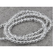 Гірський кришталь (скло) 4 мм грань довжина 37 см