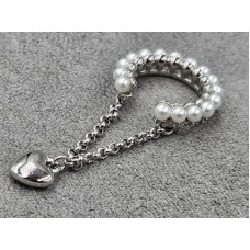 Серьга каффа Xuping 4*17 мм родій