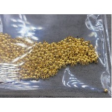 Стоперы шарик 1,5 мм 6 грамм цвет лимонное золото