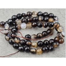 Агат 6 мм грань довжина 36-37 см