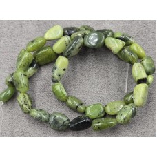 Жадеїт ~ 8*10 мм довжина 39-40 см