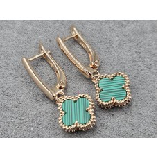 Серьги Fallon 12 мм высота 32 мм английский замок 