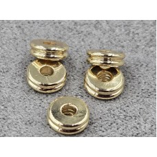 Рондель 6*2 мм 20 шт колір золото (гіпоалергений сплав)