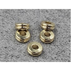 Рондель 4*1,5 мм 20 шт колір золото (гіпоалергений сплав)