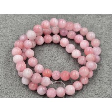 Кварц 6 мм ( под розовый опал) длина 36 см