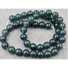 Кварц 8 мм бирюзовый длина 38 см