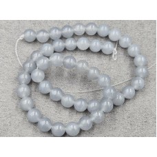 Кварц 8 мм серый длина 37-38 см