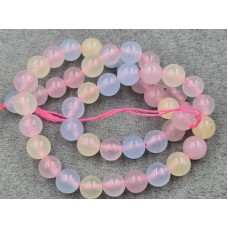 Кварц 8 мм (под морганит) длина 37-38 см