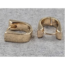 Сережки Xuping 6 мм висота 14 мм колір 18к