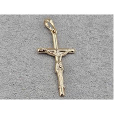 Хрестик Xuping 20 мм висота 43 мм колір 18к