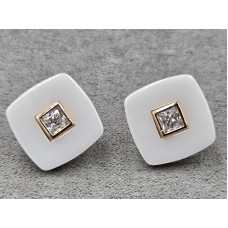 Сережки Xuping 18 мм висота 18 мм англійський замок колір 18к