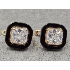 Серьги Xuping 13 мм высота 13 мм английский замок цвет 18к