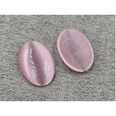 Кабошон из кошачьего глаза 10*14 мм (синтетич)