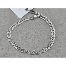 Браслет Xuping 6 мм длина 19 см цвет сталь