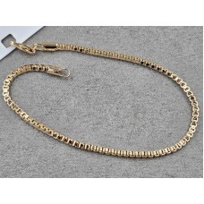 Браслет Xuping 2 мм длина 20 см цвет золото