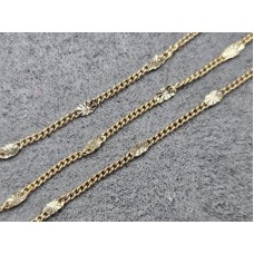 Цепь Xuping 2 мм длина 45 см цвет золото