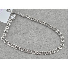 Браслет Xuping 5 мм длина 19 см цвет сталь