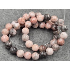 Яшма 8 мм розовая 