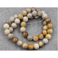 Яшма 8,6-8,8 мм коралова довжина 37-38 см