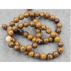 Яшма 6,6-6,8 мм *шкіра слона* довжина 38 см