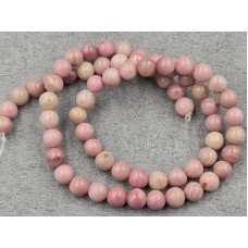 Родонит 6 мм длина 37-38 см