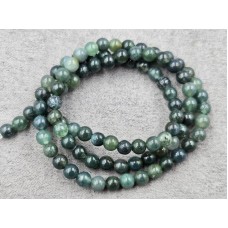 Агат 4,3-4,5 мм моховый длина 37 см