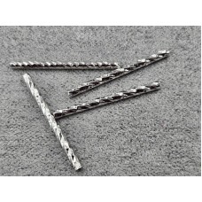 Трубочка 1,5*20 мм 10 шт цвет сталь (гиппоаллергенный сплав)