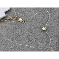 Бусина Xuping 5 мм на леске длина 40+5 см цвет золото