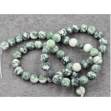 Яшма матова 7 мм трав'яниста довжина 36-37 см