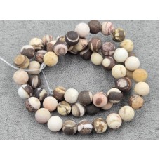 Яшма 6,6-6,8 мм черепахова матова довжина 36-37 см