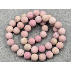 Родоніт 8,4-8,6 мм матовий довжина 37-38 см