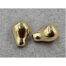 Бусина 13*19 мм колір лимонне золото (гіпоалергений сплав)