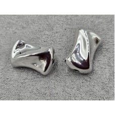 Бусина 10*18 мм колір сталь (гіпоалергений сплав)