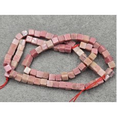 Родоніт кубік 4,5 мм довжина 38 см