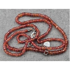 Сапфир рондель от 2,5*2 мм до 3,5*2 мм грань длина 40+5 см