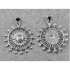 Підвіска 22 мм колір сталь (гіпоалергений сплав)