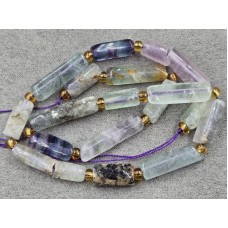 Флюорит ~ 6-7*12-25 мм длина 38 см