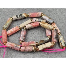 Родохрозит ~6-7*15-18 мм довжина 39-40 см