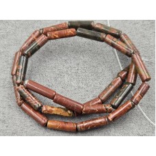 Яшма ~4,5*14-16 мм длина 38 см